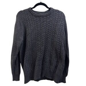 Timberland Soft Handfeel Gray Cable Knit Sweater